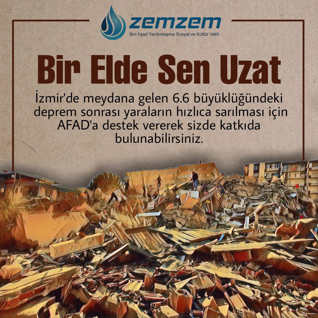 BİR EL DE SEN UZAT
